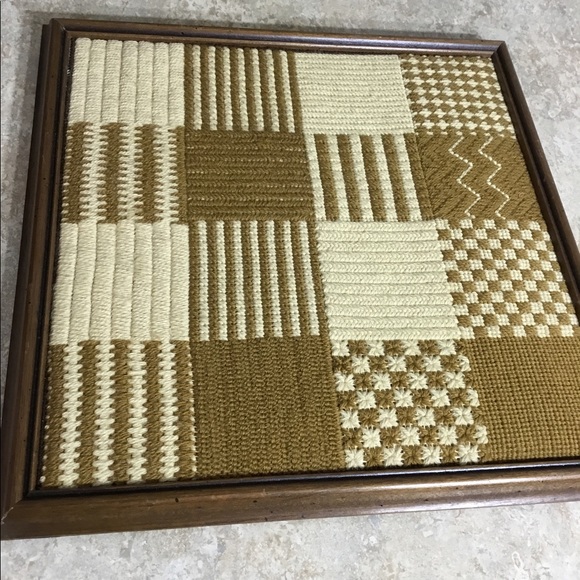 VTG Patchwork Needlepoint - Picture 5 of 8